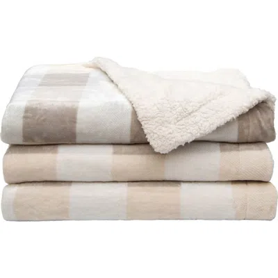 Woven & Weft Reversible Faux Shearling Throw Blanket