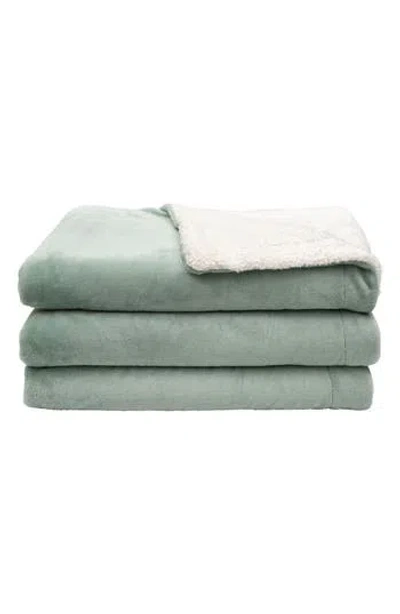 Woven & Weft Reversible Faux Shearling Throw Blanket