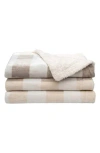 Woven & Weft Reversible Faux Shearling Throw Blanket