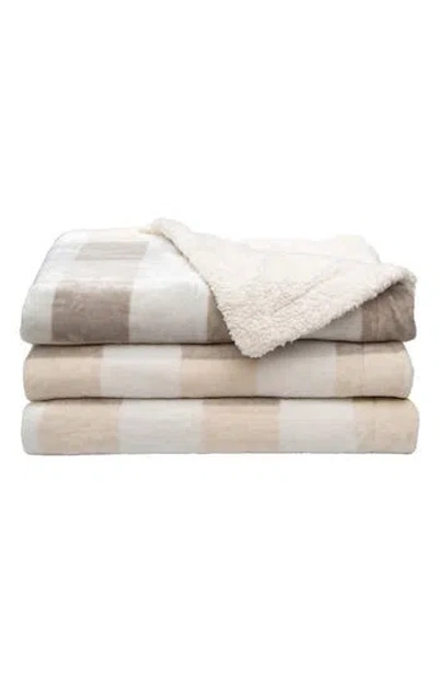 Woven & Weft Reversible Faux Shearling Throw Blanket
