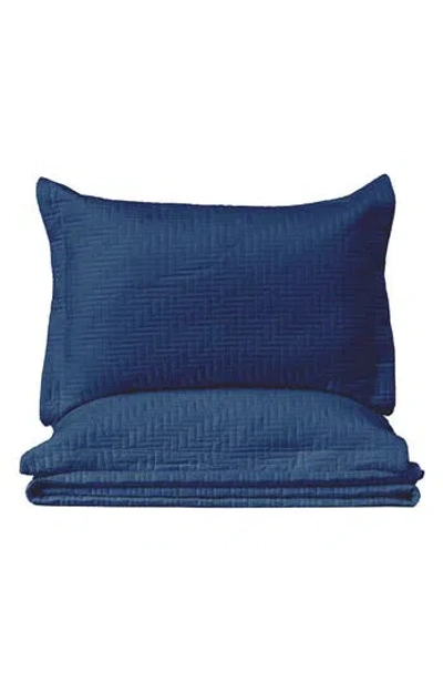 Woven & Weft Solid Quilt & Sham Set