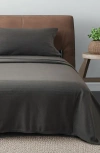 Woven & Weft Super Soft Extra Plush Fleece Sheet Set In Charcoal