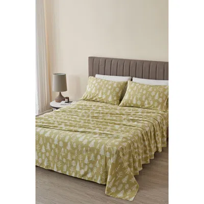 Woven & Weft Turkish Cotton Holiday Print Sheet Set