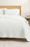 Woven & Weft Waffle Weave 3-piece Quilt Set In White