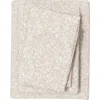 Woven & Weft Winter Floral 4-piece Flannel Bed Sheet Set In Neutral