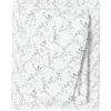 Woven & Weft Winter Floral 4-piece Flannel Bed Sheet Set In White