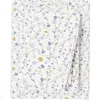 Woven & Weft Winter Floral 4-piece Flannel Bed Sheet Set In White