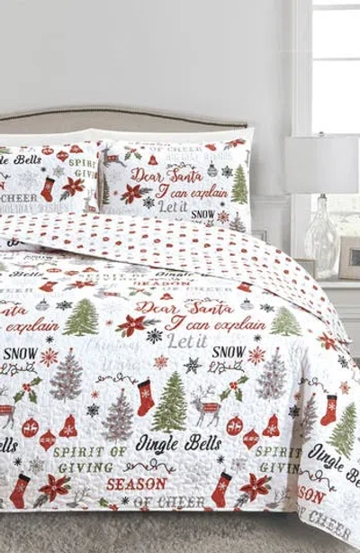 Woven & Weft Winter Snowman Quilt & Sham Set