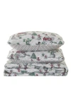 Woven & Weft Winter Snowman Quilt & Sham Set In Winter Wonderland