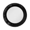 Woven Collins Large Jute Mirror In Black
