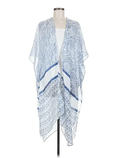 Pre-owned Woven Heart Wrap In Blue