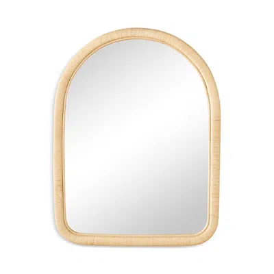 Woven Paloma Arch Mantle Mirror In Natural