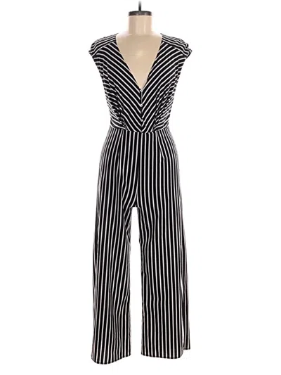 Pre-owned Woven Pink Jumpsuit In Black