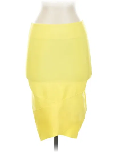 Pre-owned Wow Couture Casual Skirt In Yellow