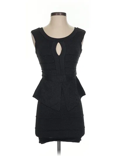 Pre-owned Wow Couture Cocktail Dress In Black