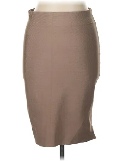 Pre-owned Wow Couture Formal Skirt In Brown