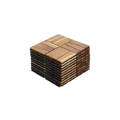Wow Pioneer 10 Pack Interlocking Square Deck Tiles For Outdoor Flooring