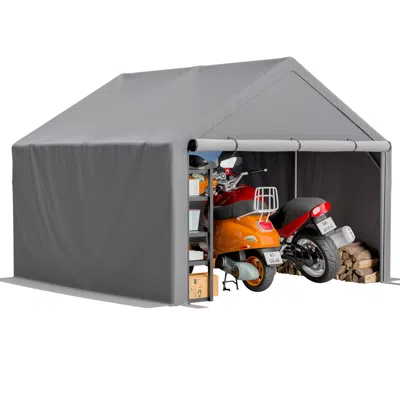 Wow Pioneer 10x10ft Outdoor Storage Shed Multi-function Garden Shelter