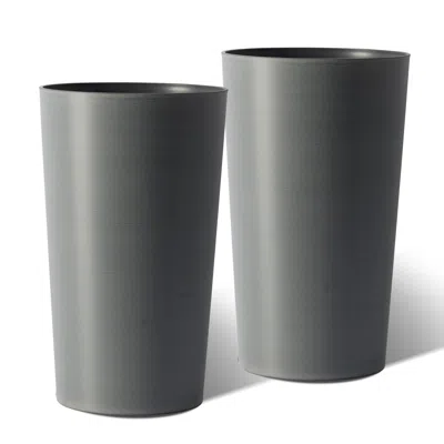 Wow Pioneer 2 Pack Tall Square Planters For Home And Commercial Planting Needs