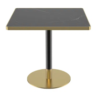 Wow Pioneer 31.5 Inch Square Modern Dining Bistro Tulip Table In Gray
