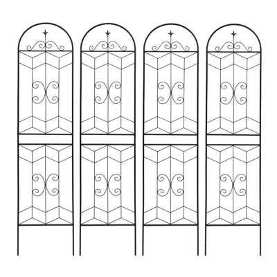 Wow Pioneer 4 Pack Garden Trellis For Climbing Plants Outdoor Flower Support