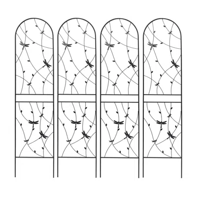 Wow Pioneer 4 Pack Garden Trellis For Climbing Plants Outdoor Flower Support