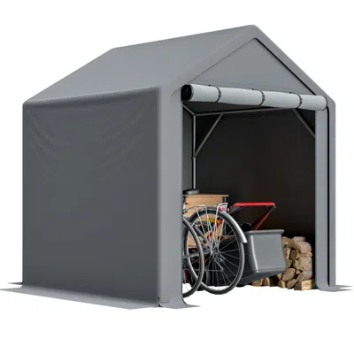 Wow Pioneer 6x6 Ft All-season Quick-install Outdoor Residential Storage Shed