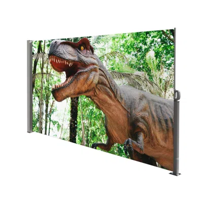 Wow Pioneer 71 X 138 Inch Retractable Side Awning Screen For Outdoors