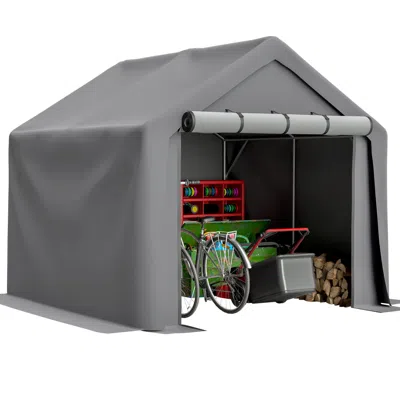 Wow Pioneer 8x8 Ft Multi-purpose Outdoor Shelter For Residential Storage Needs