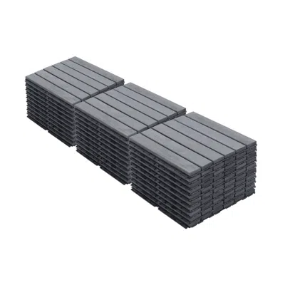 Wow Pioneer Acacia Hardwood Interlocking Deck Tiles Set