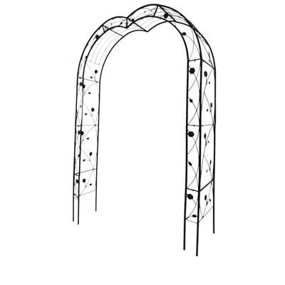 Wow Pioneer Garden Arch Trellis For Climbing Plants Freely Assemble Outdoor Arbor