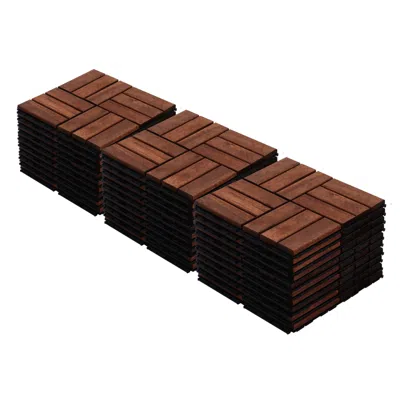 Wow Pioneer Interlocking Acacia Wood Deck Tiles For Outdoor Flooring
