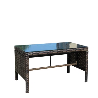 Wow Pioneer Outdoor Patio Coffee Table Suitable For Multiple Outdoor Settings