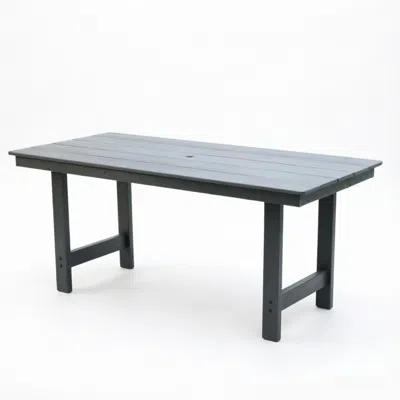 Wow Pioneer Outdoor Patio Dining Set With 1 Table And 4 Matching Chairs In Black