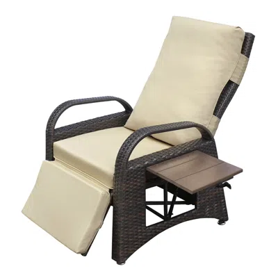 Wow Pioneer Outdoor Patio Reclining Lounge Chair For Leisure And Relaxation