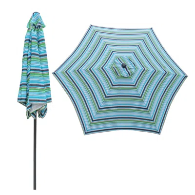 Wow Pioneer Outdoor Patio Umbrella For Garden Backyard Sun Shade In Multi