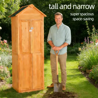 Wow Pioneer Outdoor Storage Shed Garden Tool Storage Cabinet