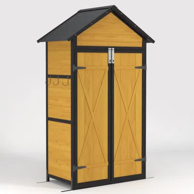 Wow Pioneer Outdoor Storage Shed Ideal For Garden, Patio, Yard And Garage Use