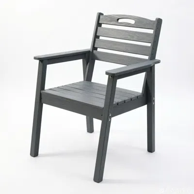 Wow Pioneer Outdoor Terrace Dining Chair Set Perfect For Home Outdoor Furnishing In Black