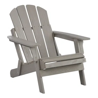 Wow Pioneer Oversize Folding Adirondack Chair Suitable For All Outdoor Relaxation Uses