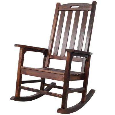 Wow Pioneer Oversized Porch Rocking Chair Suitable For All Indoor And Outdoor Spaces