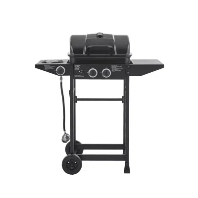 Wow Pioneer Portable Propane Gas Grill With Side Burner