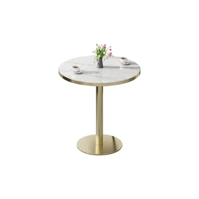 Wow Pioneer Round Modern Dining Bistro Tulip Table 31.5 Inches