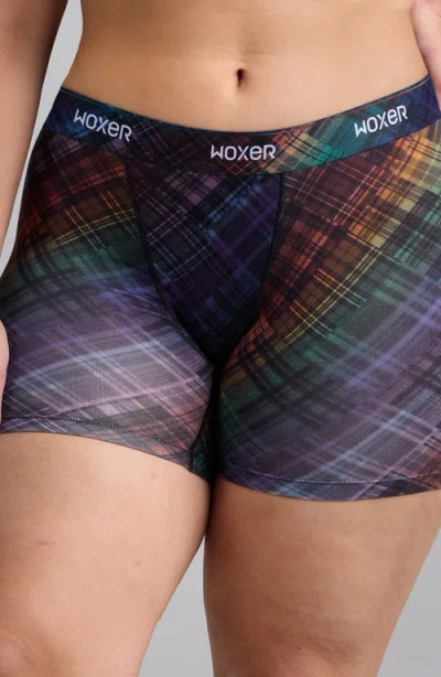 Woxer Baller Ultra-soft 5-inch Boxer Briefs In Blue