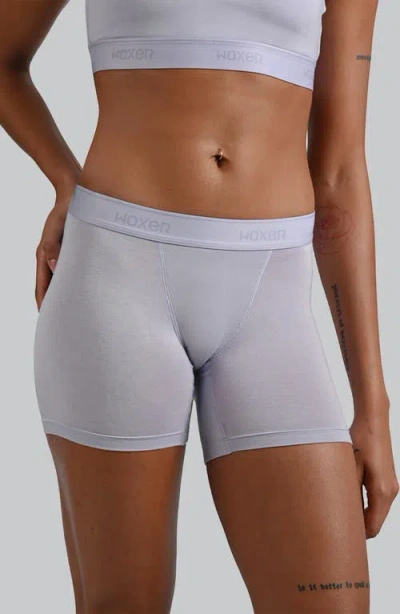 Woxer Baller Ultra-soft 5-inch Boxer Briefs In Purple