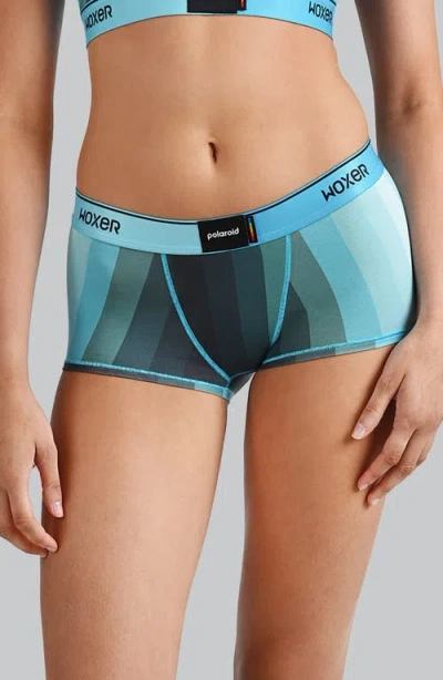 Woxer Bold Ultrasoft Boyshorts In Blue