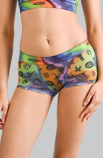 Woxer Bold Ultrasoft Boyshorts In Multi