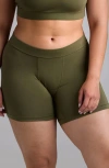 Woxer Luxe Baller 5-inch Modal Boxer Briefs In Green