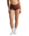 Woxer Silky Modal Luxe Bold Boyshorts In Brown