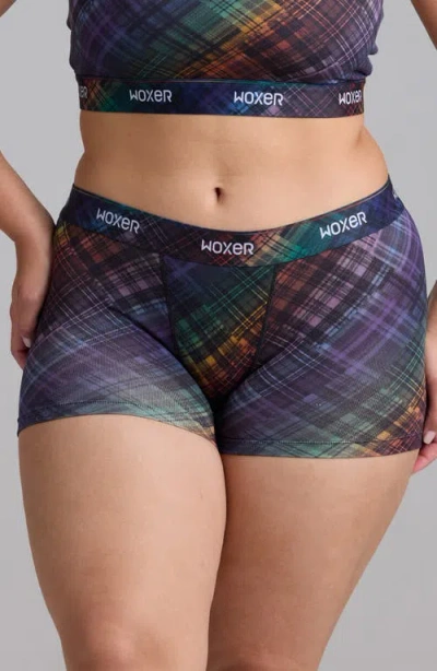 Woxer Star Candy Boxer Briefs In Blue